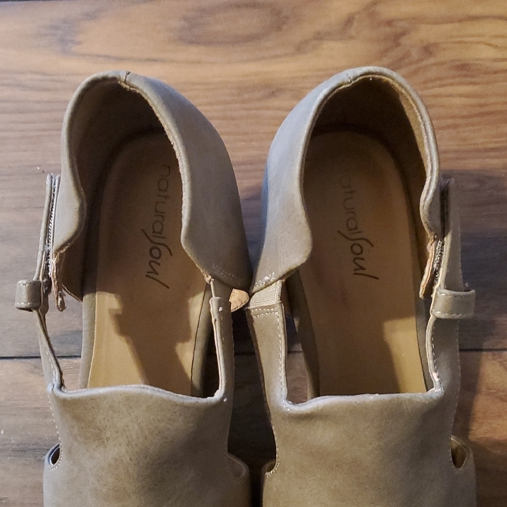 Natural Soul Tan Mules - Picture 2 of 8